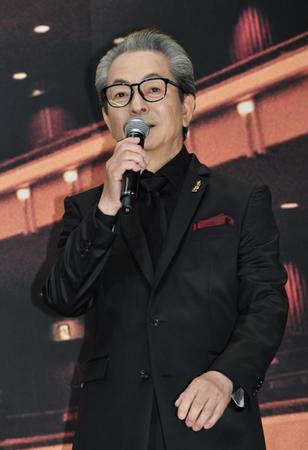 　映画「太陽とボレロ」の東京プレミアに登場した水谷豊監督（撮影・佐々木彰尚）