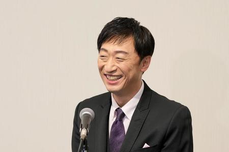 　「六月大歌舞伎」の第３部「ふるあめりかに袖はぬらさじ」の取材会を行った喜多村緑郎＝都内　