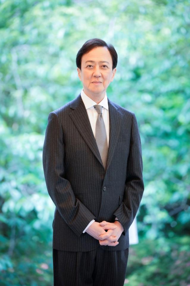 　「六月大歌舞伎」の第３部「ふるあめりかに袖はぬらさじ」の取材会を行った坂東玉三郎＝都内