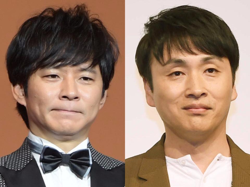 アンジャッシュ・渡部建（左）と児嶋一哉