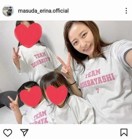 枡田絵理奈のインスタグラム＠ｍａｓｕｄａ＿ｅｒｉｎａ．ｏｆｆｉｃｉａｌより