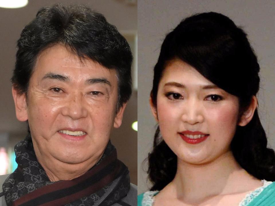 　おりも政夫（左）と娘のおりもりお