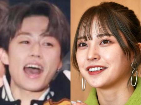 　コムドットのゆうた（左）と那須ほほみ