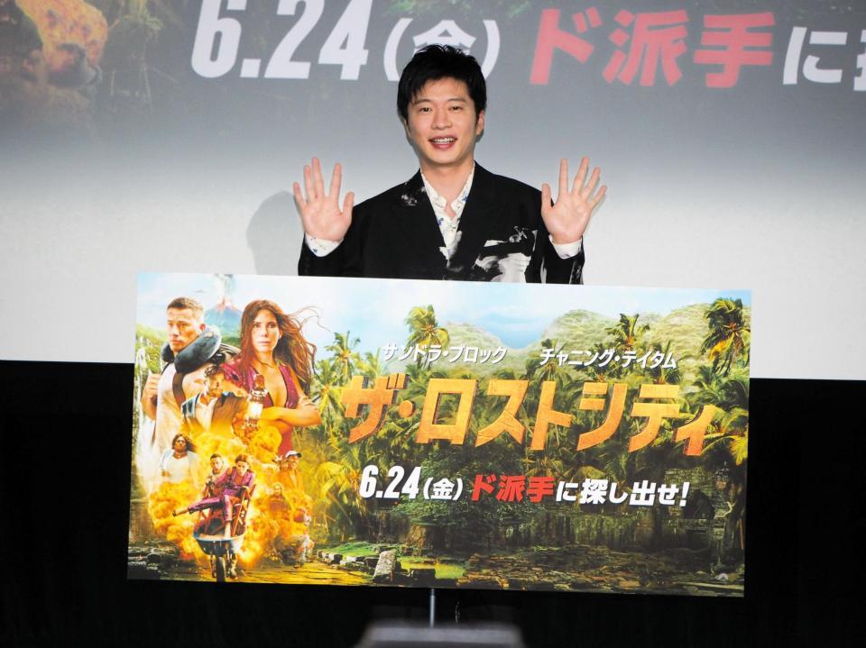 イベントに登壇した田中圭＝都内