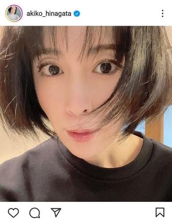 雛形あきこのインスタグラム＠ａｋｉｋｏ＿ｈｉｎａｇａｔａより