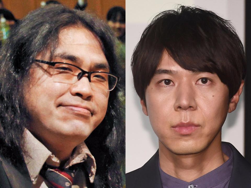 　ロッチ・中岡創一（左）とコカドケンタロウ