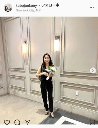 　久保純子のインスタグラム＠ｋｕｂｏｊｕｎｋｏｎｙから
