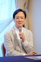 　取材会を行った坂東玉三郎