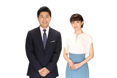 　フジテレビの榎並大二郎アナ（左）と宮司愛海アナ（Ｃ）フジテレビ