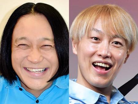 　永野（左）とお見送り芸人しんいち