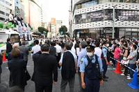 　演説する生稲晃子氏＝東京・銀座（撮影・高石航平）