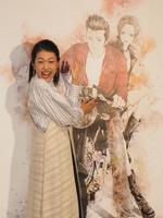 原画展「ＡＬＬ　ＴＩＭＥ　ＢＥＳＴ　矢沢あい展」のセレモニーに出席した横澤夏子＝都内