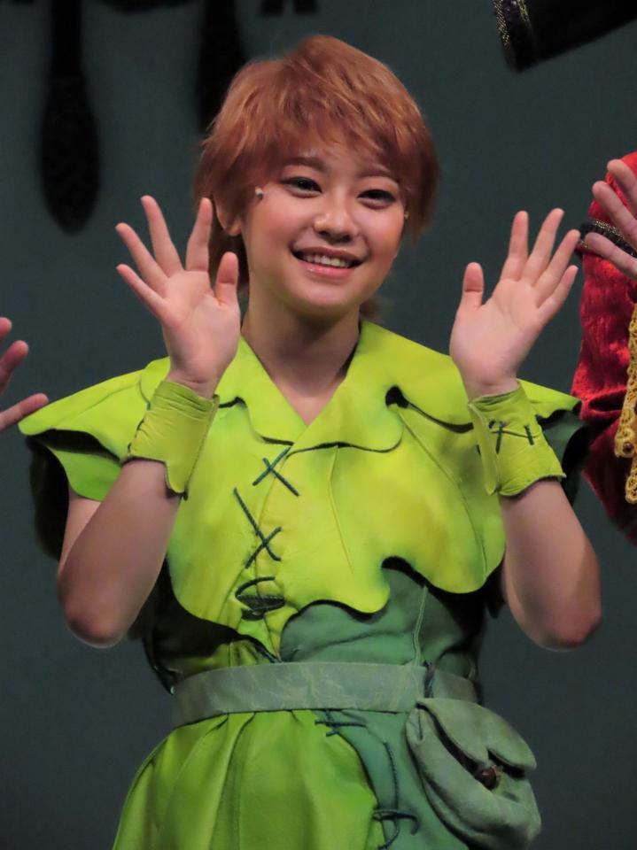 　主演ミュージカル「ピーター・パン」の公開稽古＆取材会に出席した吉柳咲良