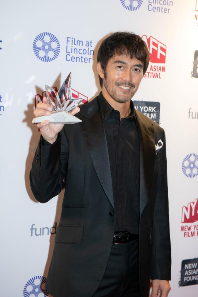 　ニューヨーク・アジアン映画祭でスター・アジア賞を受賞した阿部寛