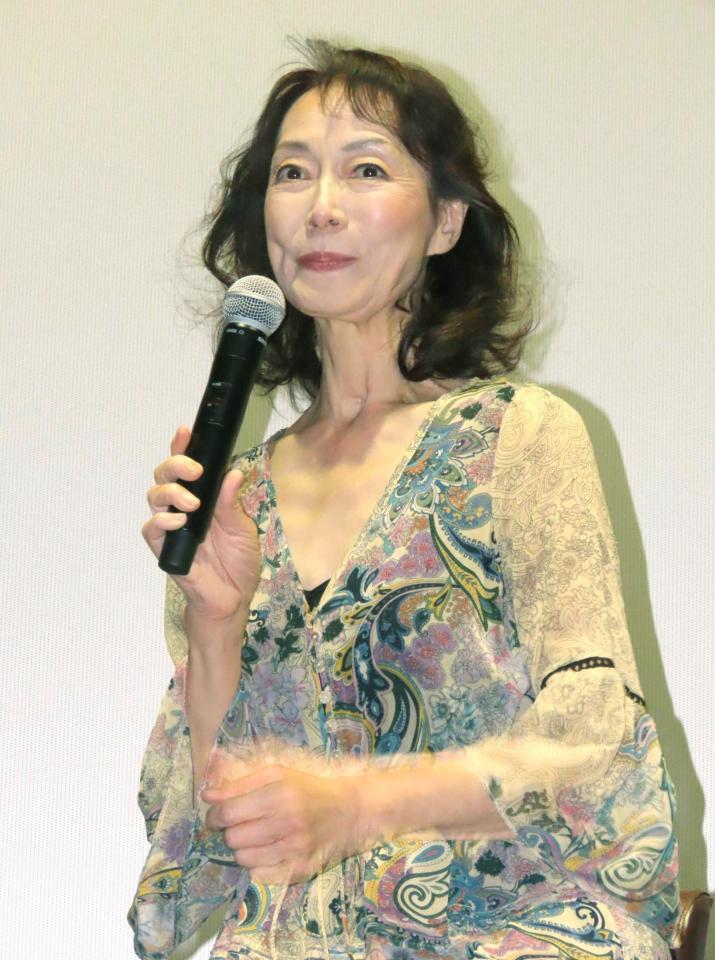 　映画「犬神家の一族」のトークイベントに出席した島田陽子さん＝２０２１年１２月