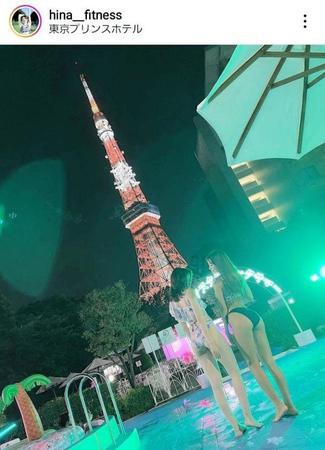 　波田妃奈のインスタグラム＠ｈｉｎａ＿ｆｉｔｎｅｓｓより