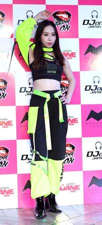 　デビューするＤＪａｎｅ　ＪＡＰＡＮのＭＯＭＯＭＩ（撮影・佐藤厚）