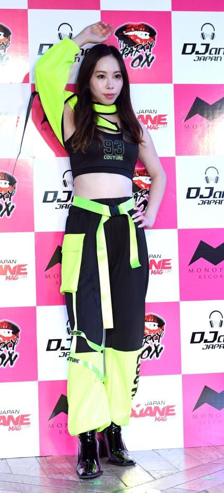 　デビューするＤＪａｎｅ　ＪＡＰＡＮのＭＯＭＯＭＩ（撮影・佐藤厚）