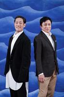 　歌舞伎座「八月納涼歌舞伎」の第二部「安政奇聞佃夜嵐」でバディを組む松本幸四郎（右）と中村勘九郎