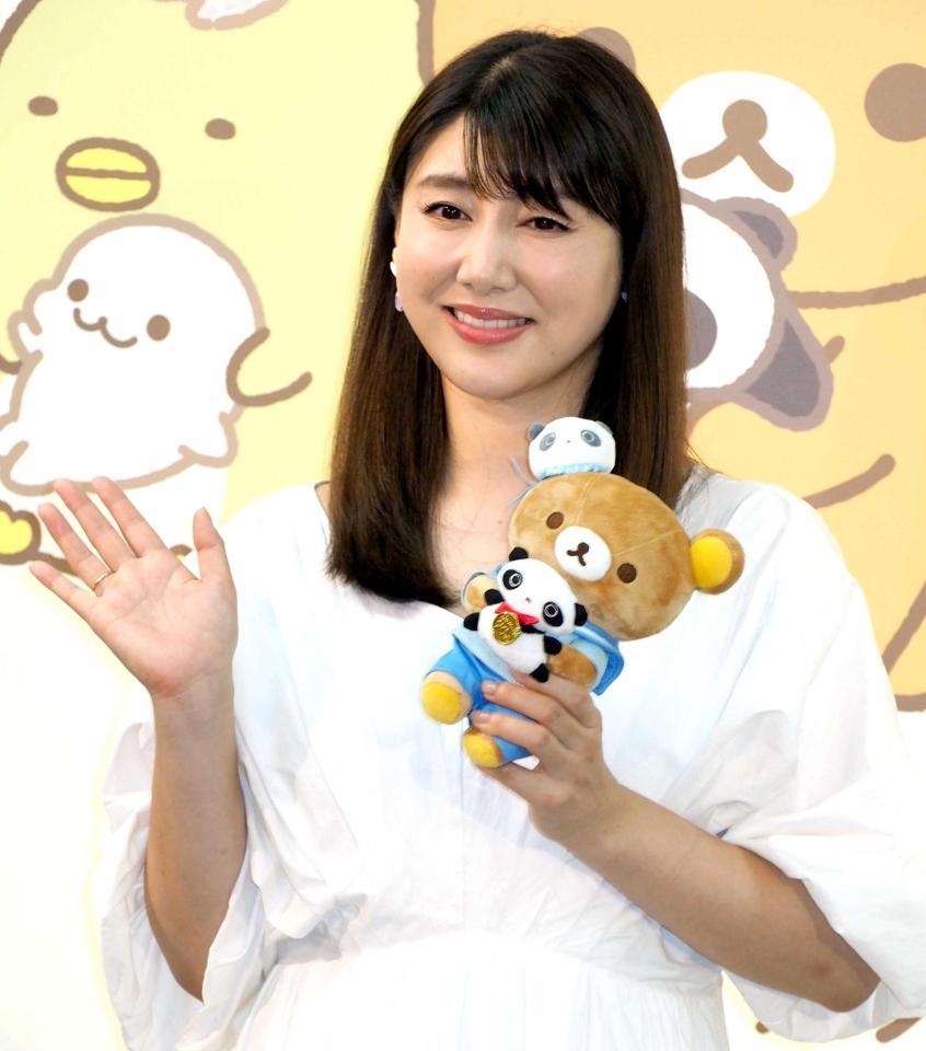 　イベントに出席した安めぐみ