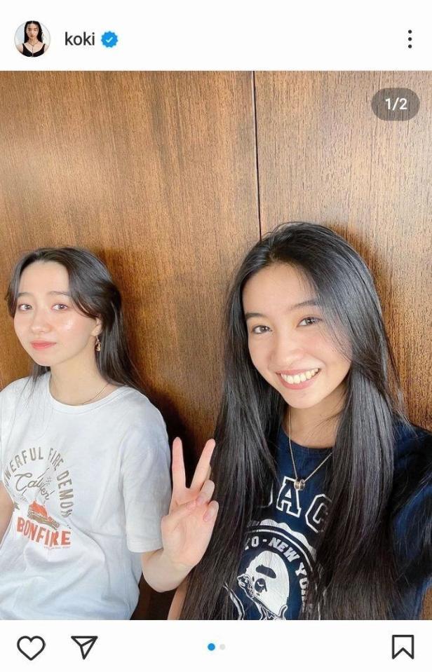　Ｋｏｋｉ，のインスタグラム＠ｋｏｋｉより