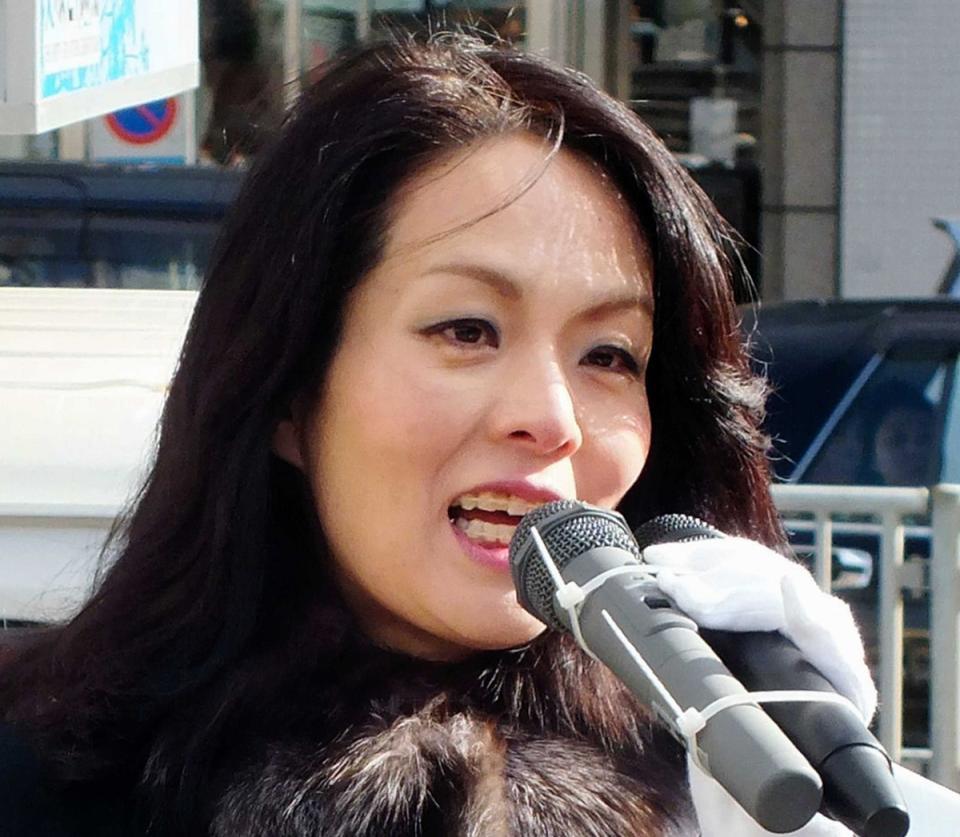 　杉田水脈氏＝２０１４年撮影