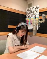 　オーディオガイドを録音する齋藤飛鳥