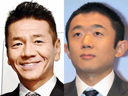 くりぃむしちゅー・上田晋也（左）とえなりかずき