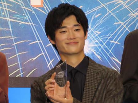 　「第２回Ｍｅｎ’ｓＢｅａｕｔｙアワード」に出席した三浦りょう太