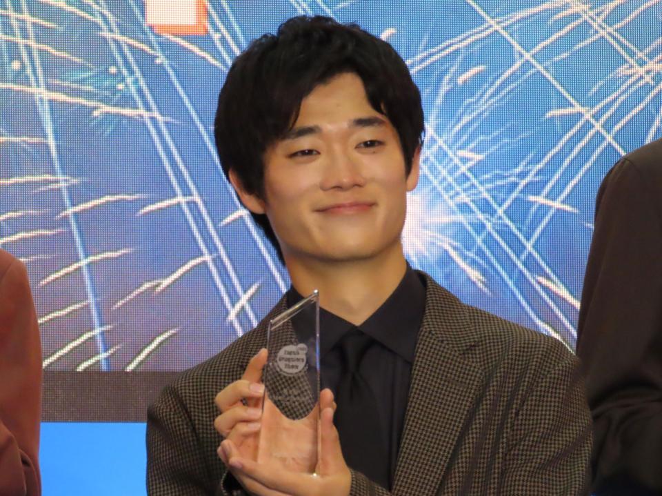 　「第２回Ｍｅｎ’ｓＢｅａｕｔｙアワード」に出席した三浦りょう太