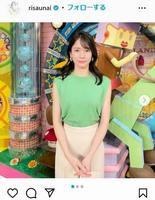　宇内梨沙アナのインスタグラム＠ｒｉｓａｕｎａｉより