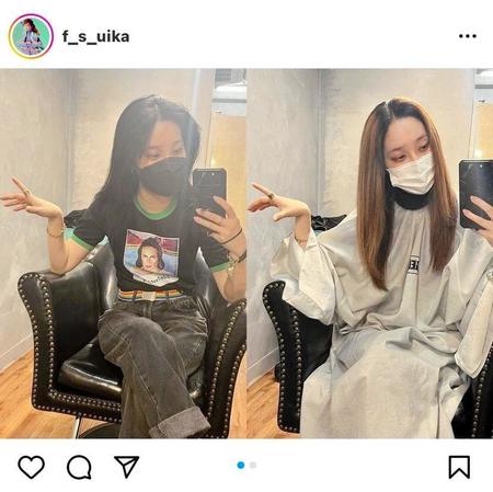 　ファーストサマーウイカのインスタグラム＠ｆ＿ｓ＿ｕｉｋａより