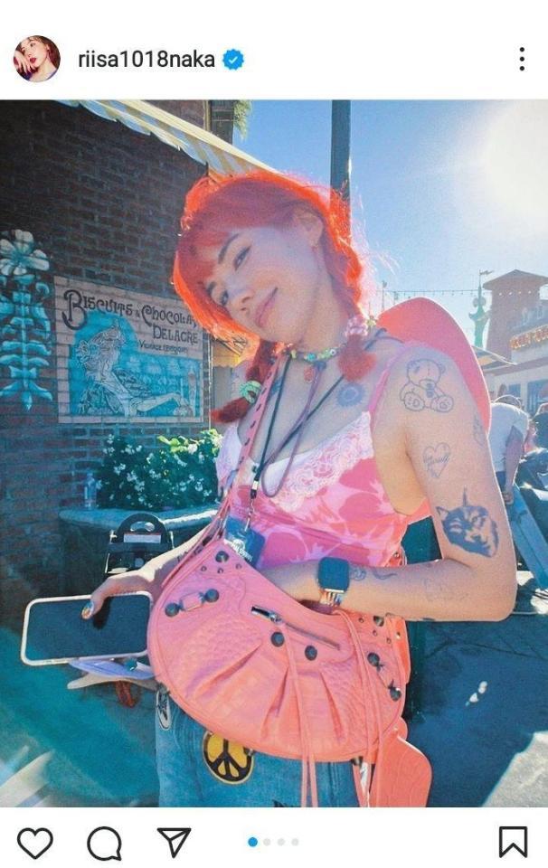 　仲里依紗のインスタグラム＠ｒｉｉｓａ１０１８ｎａｋａより