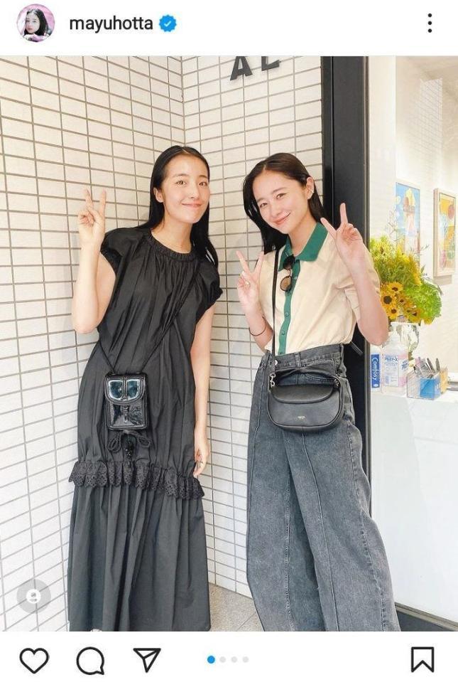 　堀田真由のインスタグラム＠ｍａｙｕｈｏｔｔａより