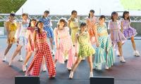 　初の野外ワンマンライブを行ったつばきファクトリー