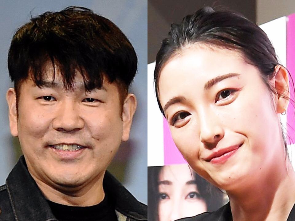 　藤本敏史（左）と木下優樹菜