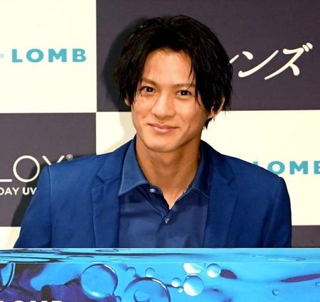 　新ＣＭ発表会に出席した平野紫耀（撮影・佐藤厚）