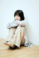 　初アルバムを発売する森七菜（撮影・山川哲矢）