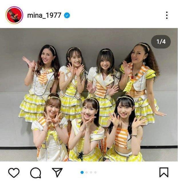 ＭＡＸ　ＭＩＮＡのインスタグラム（ｍｉｎａ＿１９７７）より