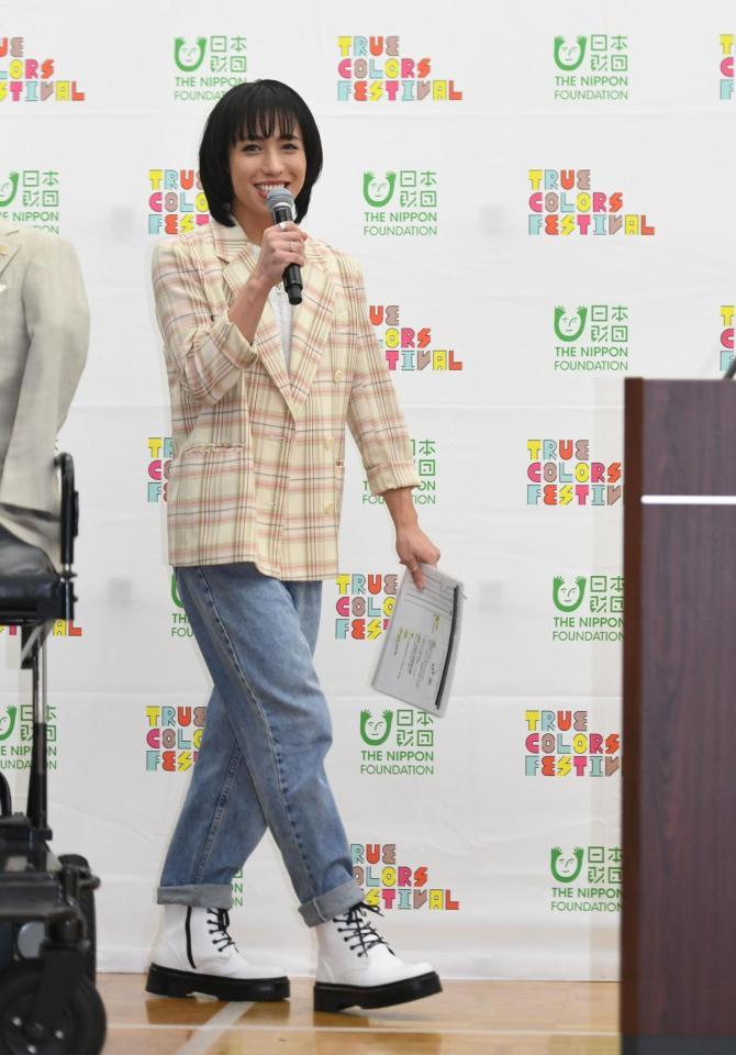 　イベントに登場したｒｙｕｃｈｅｌｌ（撮影・開出牧）