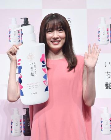 　イベントに登場した永野芽郁（撮影・佐々木彰尚）