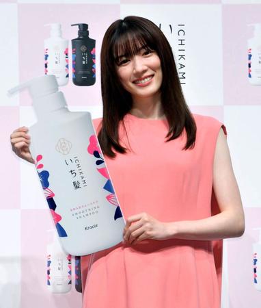 　新イメージキャラクターに就任した永野芽郁（撮影・佐々木彰尚）