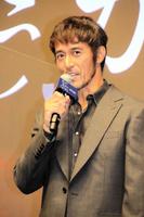 　撮影を振り返った阿部寛＝都内