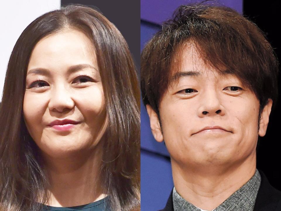 　華原朋美（左）と陣内智則