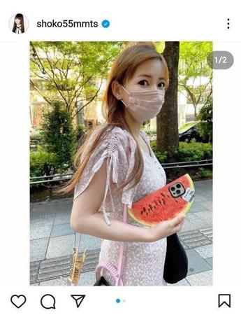 中川翔子のインスタグラム（ｓｈｏｋｏ５５ｍｍｔｓ）より