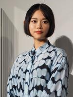 　劇場アニメーション「ぼくらのよあけ」の完成披露試写会に出席した杉咲花