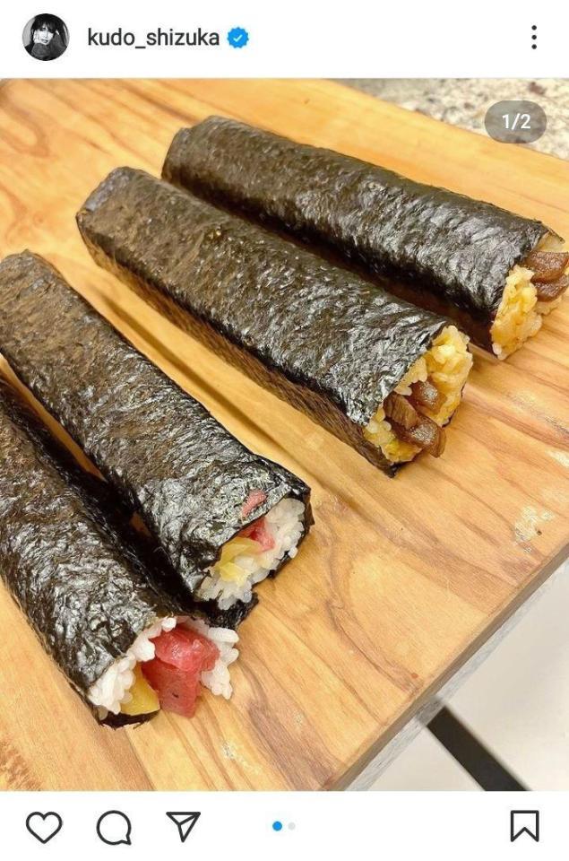 　工藤静香のインスタグラム＠ｋｕｄｏ＿ｓｈｉｚｕｋａより