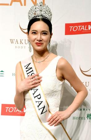 　グランプリに輝いた小嶋栞さん（撮影・園田高夫）