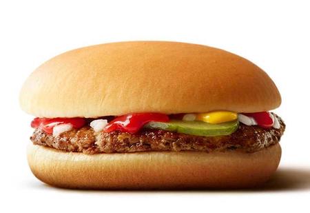 　日本マクドナルドのハンバーガー