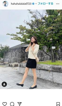 　後藤楽々アナのインスタグラム＠ｈａｈａｈａｌａｌａｌａ０７２３より